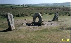 Men An Tol Standing Stone, Cornwall