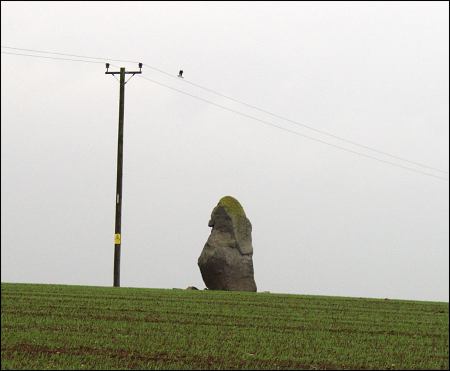 Candle Stone Standing Stone, Aberdeenshire