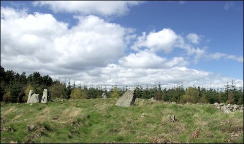 Clune Hill Stone Circle, Aberdeenshire