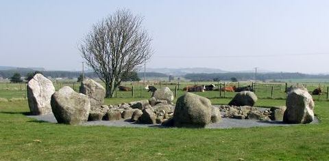 Cullerlie Stone Circle, aberdeenshire