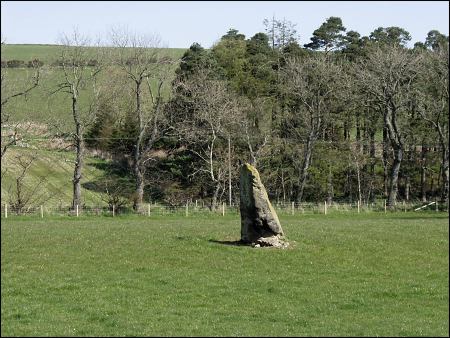 Glenkindie Standing Stone, Aberdeenshire