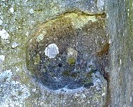 hollow on leaning stone photo: RM