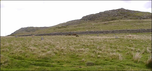 Cerrig Pryfaid  Stone Circle, Caernarfon