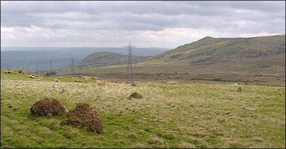 Cerrig Pryfaid  Stone Circle, Caernarfon