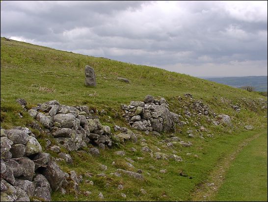 Maen-y-bardd Standing Stone, Gwynedd